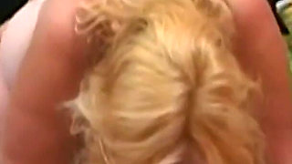 Fat blonde slut likes hard sex