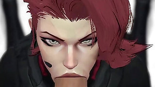 Black Widow gives a blowjob and makes time to stop you and buy time.