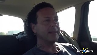 Mature Italian Granny Gives Amazing Blowjob in Private Room - Full HD Movie