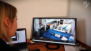 Part 1: Surveillance of My Slave: Disobedience, Ruined Orgasm, and Reprimand - Mistress Julia