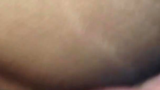Ass in Pantyhose Being Rubbed with It