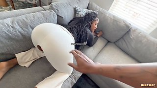 Busty roommate Gina Wap wants to get pounded before heading to see her boyfriend