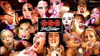 Ggg John Thompson - Anal Bukkake Gangbang in Continuous Fire