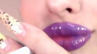Huge Lips Fetish, Nose Fetish, Smoke