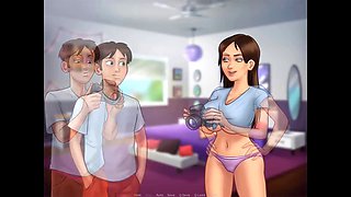 Summer saga with cupcakes getting frisky and wild scenes
