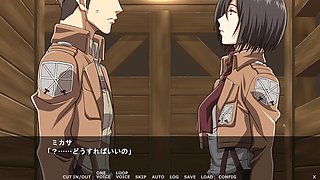 Amateur Mikasa Ackerman gives a mind-blowing blowjob in this Asian hentai