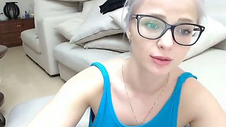 This four eyed camgirl has such a rare body type and she is nasty as fuck