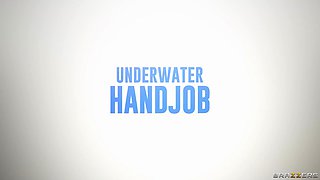 Underwater Handjob With Juan Loco, Leila Lewis - Brazzers