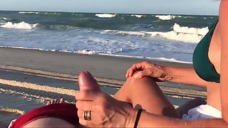 Beach sex is the craziest way to have heavy orgasm for a cock