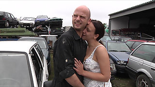 Great Orgy on cars at the German Jankyard
