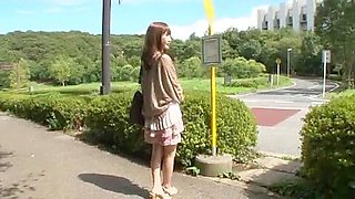 Hottest Japanese model Chie Maeda in Fabulous Small Tits, Bus JAV movie