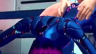 3D Space Cowboy Hardcore with Female Robot Sex Doll