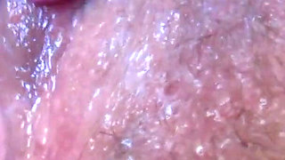 Close up pussy fingering after orgasm