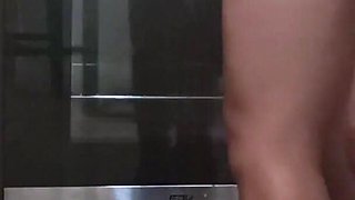 A Mature Latina Likes to Cook and Receive Cock in the Kitchen