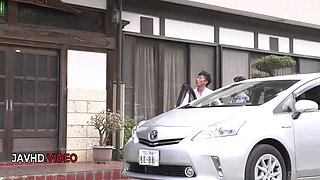 Passionate Japanese kimono babe fucked hard swallows his load generously