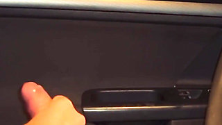 Voyeur in the Car on a Rest Area, I Jerk Him off with My Breasts, Empty His Balls, He Uses Me Like a Whore and Squirts in My Mou