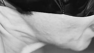 MILF Catwoman Sucks a Big Cock and Swallows the Cum Then Licks It From Her Hands in Double View