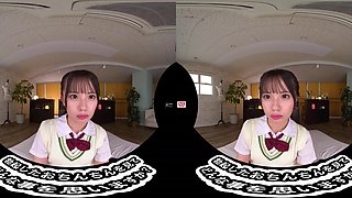 Spicy asian teen VR emotional porn scene