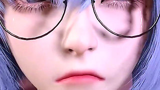 Beauty Lustful Young Girl - 3D Animation