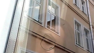 Smoking in Window Na Selfie with Katrina