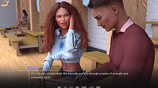 Taboo University #02 - Goth 18 Year Old Gives Me a Handjob in the Shower