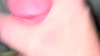 Thick creamy cum after gooning