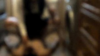 Spicy brunette amateur drilled hardcore on camera