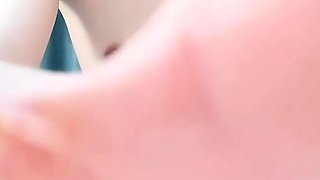 Russian bride masturbates with chair as a toy on webcam