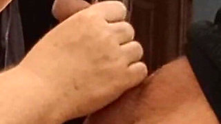 Neighbor Does an Oil Dick Hand Job