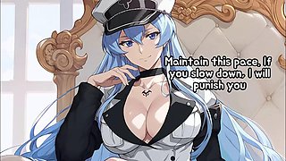 Esdeath trains you to be her cumslut JOI
