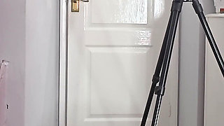 Locktober CBT Playtime with My Sex Slave with Extreme Spiked Cock Ring Head Dildo