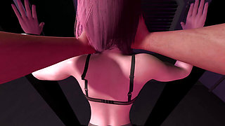 Fucking Fox Ear Girl in Standing Doggie POV