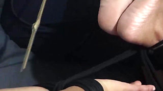Luana in Tickling, Bastinado and Bondage Blowjob!