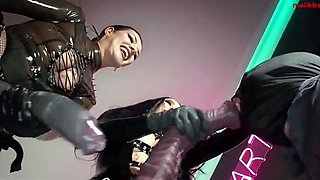Mistress Youko and Demoness Luna - Two Dommes With Big
