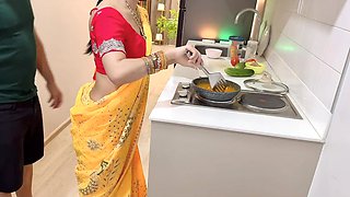 Asian step-sis got quickie on a kitchen