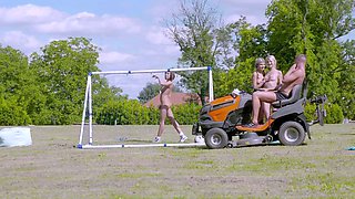 Desperate cougars want a big cock to make a group sex