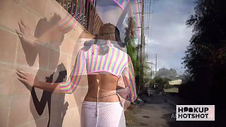 Small Tittied Babe Viva Athena Extracts All Her Hookup's Milk