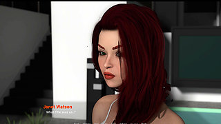 Fucking redhead MILF in public in front of her husband(Away from home PART_6)