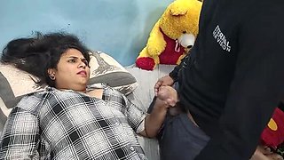 Desi Step Sister and Brother Hot Bedroom Sex - Skirt Upskirt, Pussy Lick, 69 & Hard Fuck