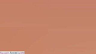 Kay Lovely fucks her boob Doctor in his office