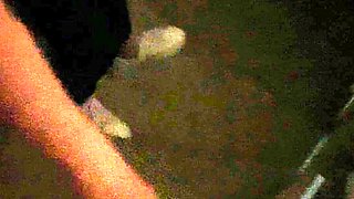 Sexy girl from building sucks my dick in public stairs