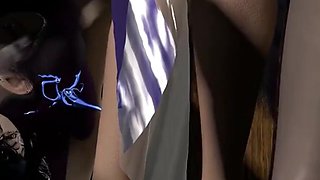 3D Two Busty Cosplay Slut Have First Time Foursome Sex