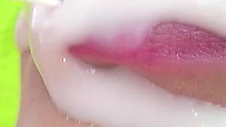 Blonde Girl with Nice Ass and Big Tits Oils and Masturbates