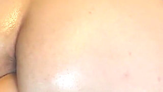 Curvy Slut Gets Fucked with a Sex Machine While Smoking