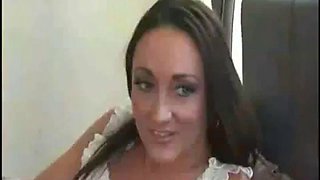 Sexy leggy lesbian has steamy lesbian sex with her sexy busty blonde lover after they get over their argument, fucking each other in their bedroom: Porn