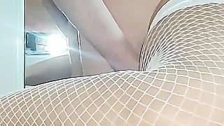 For the First Time Stepson Fucks Stepmom While Younger Stepsister Is at Home and Hears Moaning in the Bathroom