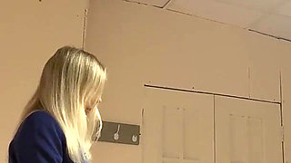 Knicker Cheat Schoolgirl Gets a Caning