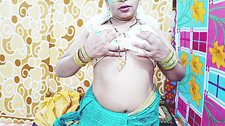 Indian Middle Age Big Boobs Aunty Self Fucking