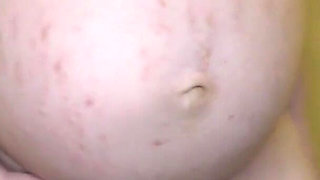 9 Month Pregnant MILF Wife Showing Her Belly and Hairy Cunt for You! - Milky Mari
