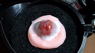 Machine for a huge portion of sperm! Super orgasm! Huge cumshot!